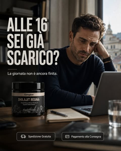 Alle 16 sei già scarico?