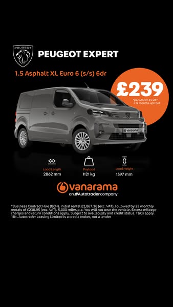 Our best value van deals