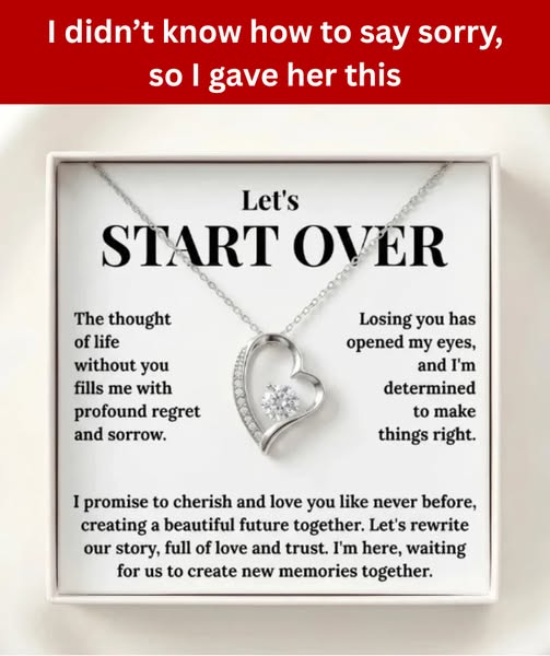 A gift to make things right