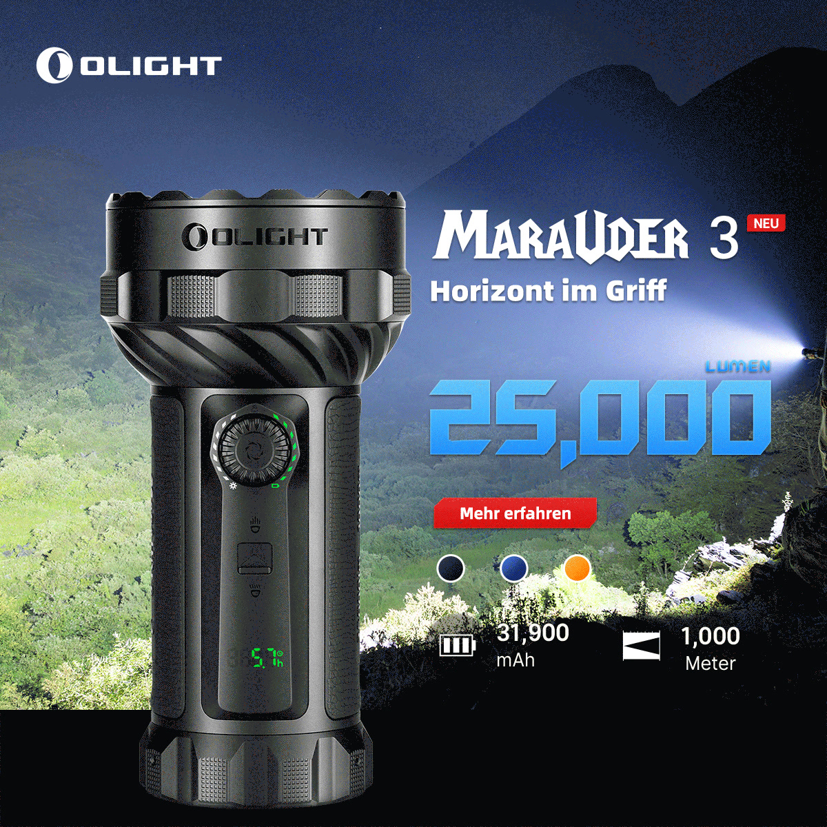 Neu: Marauder 3 | 25000 Lumen