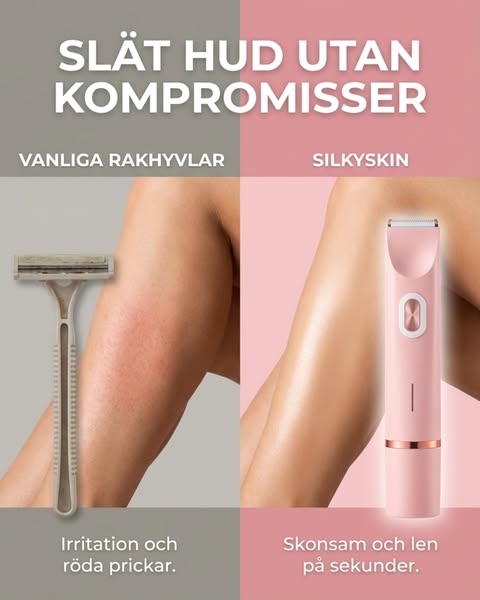 Perfekt rakning för känslig hud!