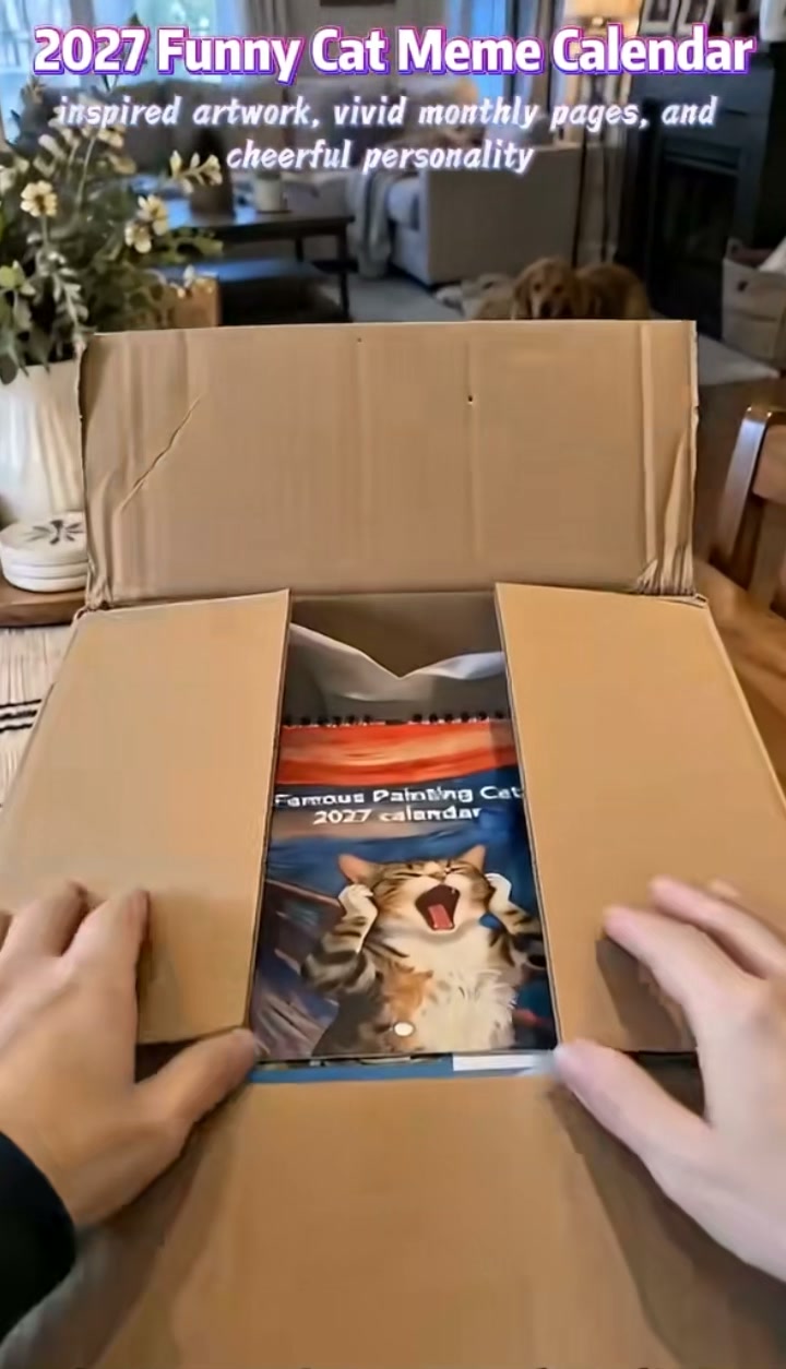 2027 Cat Art Calendar