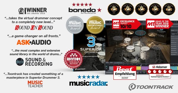 Superior Drummer 3 – in the press!