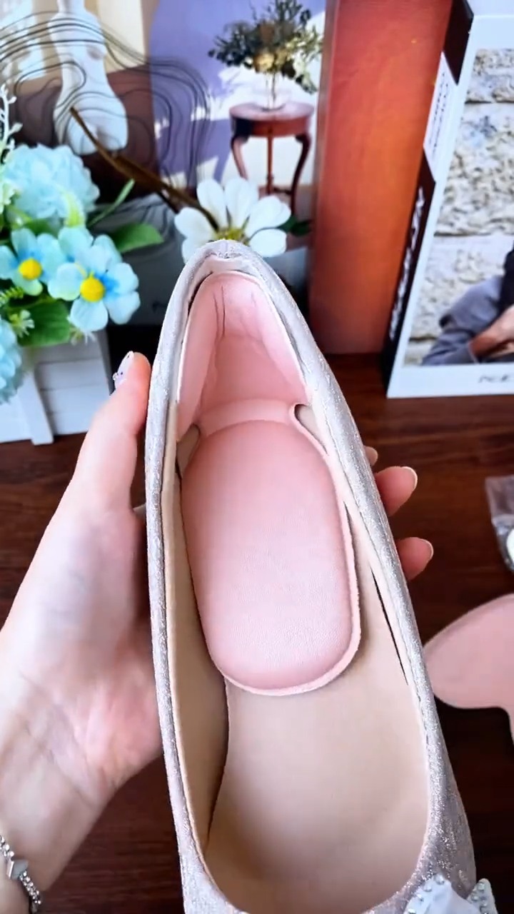 Anti-slip Heel Liners Soft Cushion Heel Protector Pads for Women Men Shoes