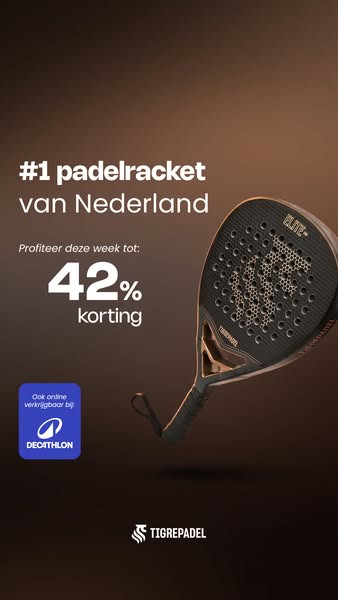Tot 42% korting bij TigrePadel