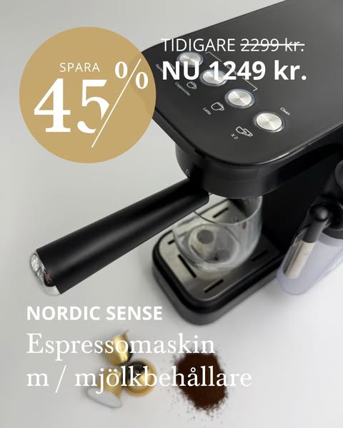 Kaffe klart på bara 45 sekunder