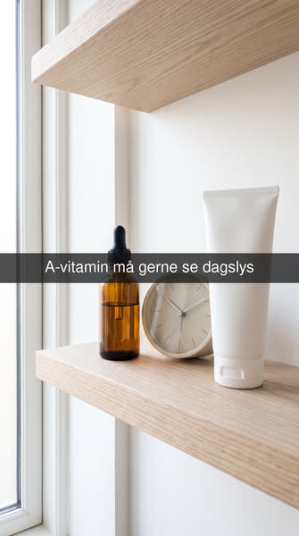 A-vitamin behøver ikke leve som en vampyr