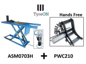 Workshop equipment Asm0703h blue + Pwc210