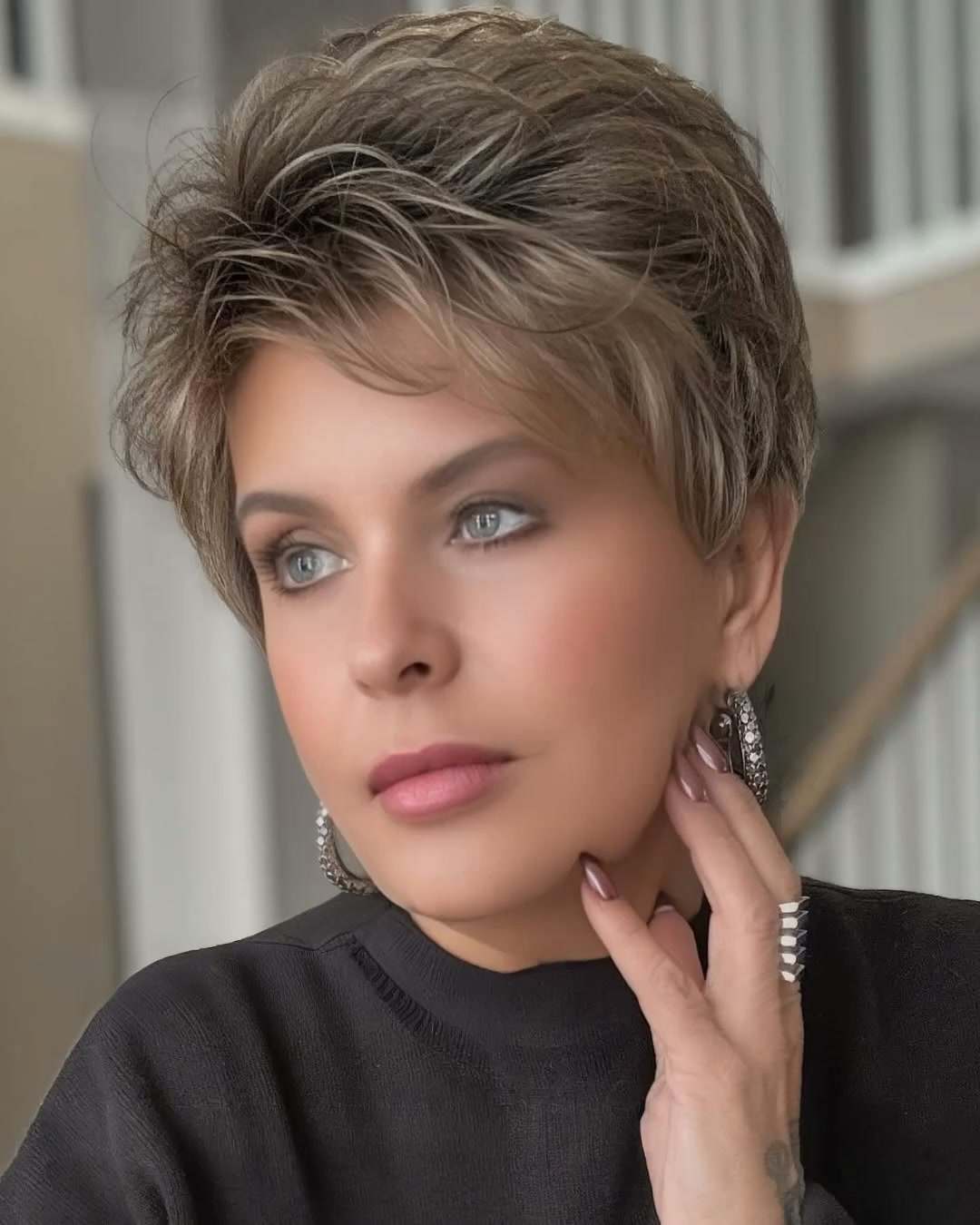 Tousled Pixie With Effortless Texture