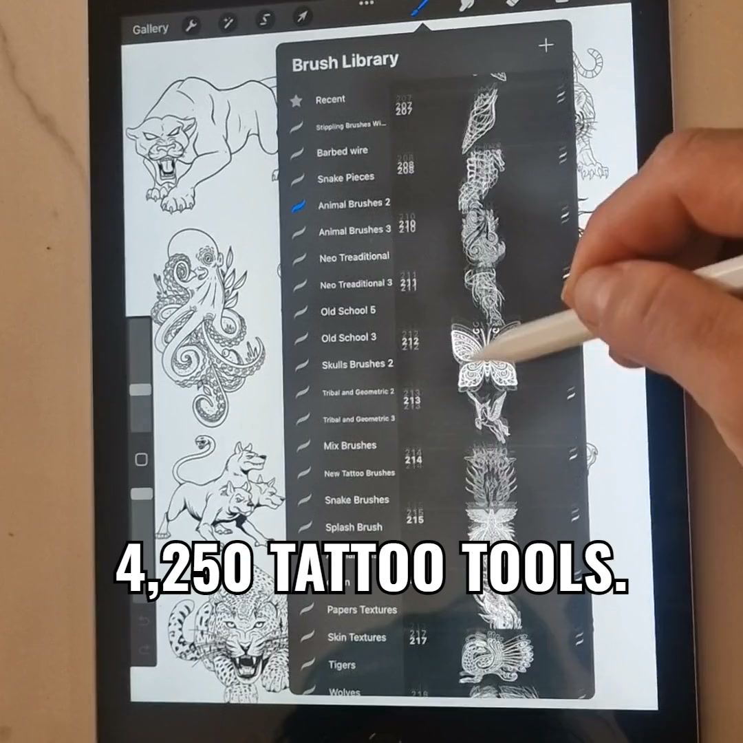 73% off pro tattoo tools