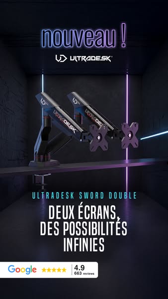 UltraDesk SWORD DOUBLE