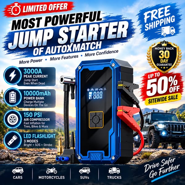 [Top Rated] All-in-One Jump Starter