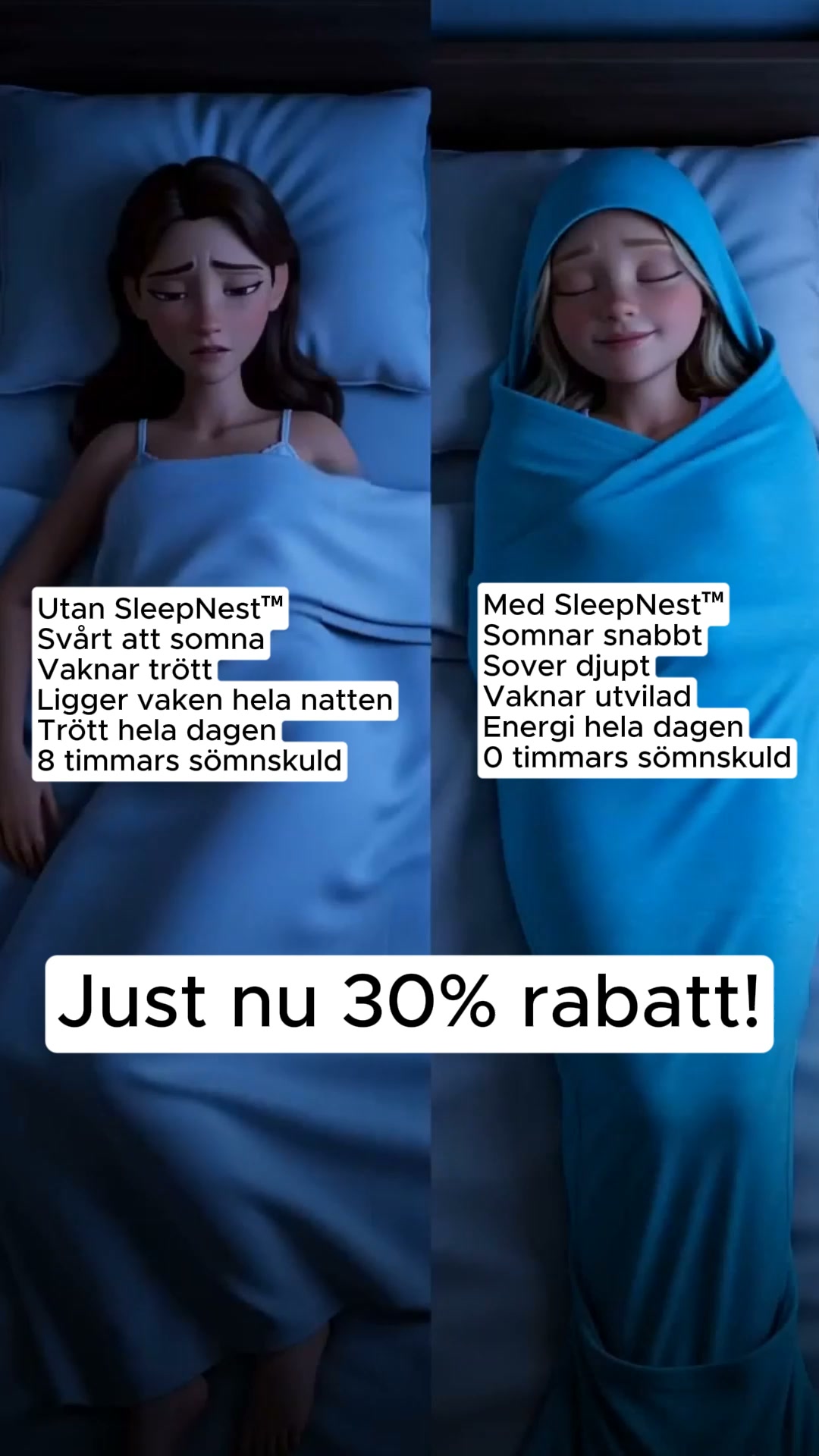 Säg hejdå till kampen vid läggdags!