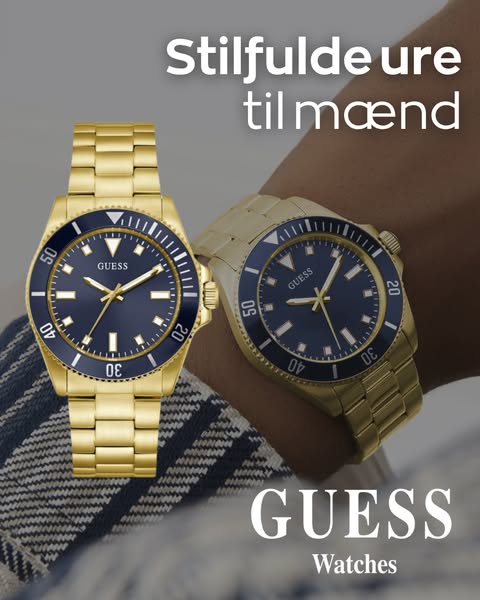 Udforsk nu: Stilfulde herreure fra GUESS Watches