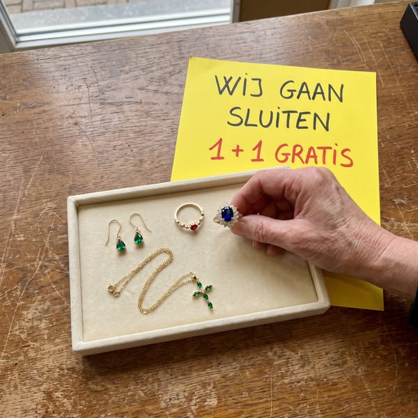 1 + 1 gratis. Wij sluiten na 32 jaar.