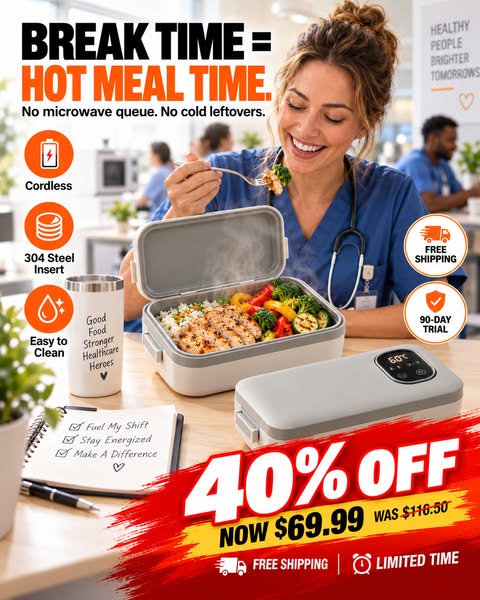Hot Meals Anywhere, Anytime!