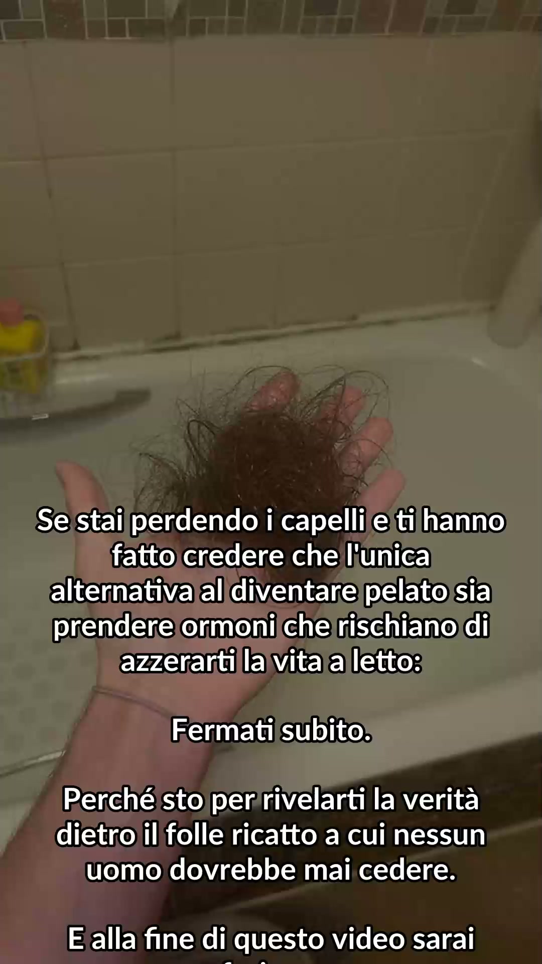 Guarda questo se i tuoi capelli stanno cadendo