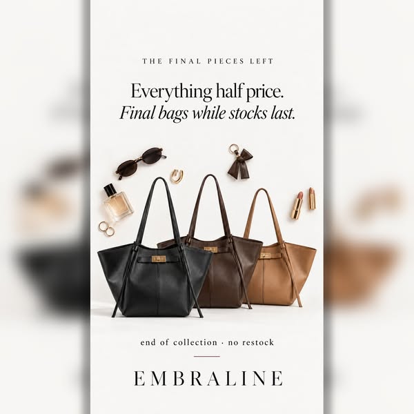 Goodbye to Our Bags, Hello Elegance