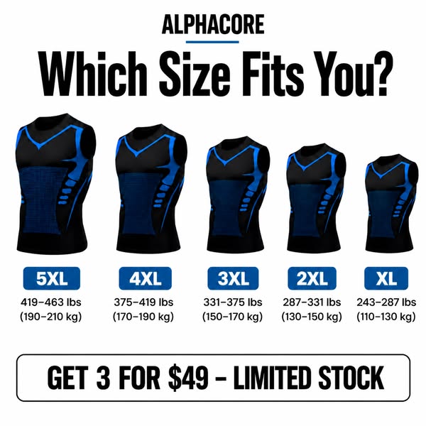 Find Your Perfect Size — S to 5XL
