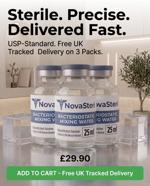 Bacteriostatic Water 3-Pack (75ml)