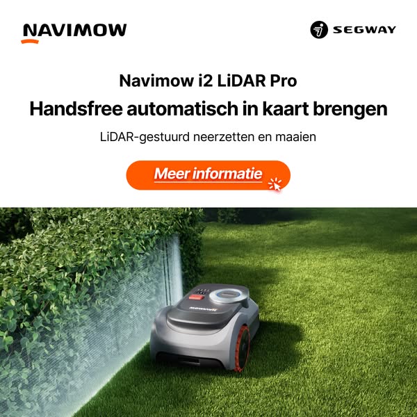 Navimow i2 LiDAR Pro — gratis garage