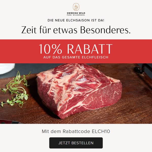 Die neue Elch-Saison – jetzt 10 % sparen