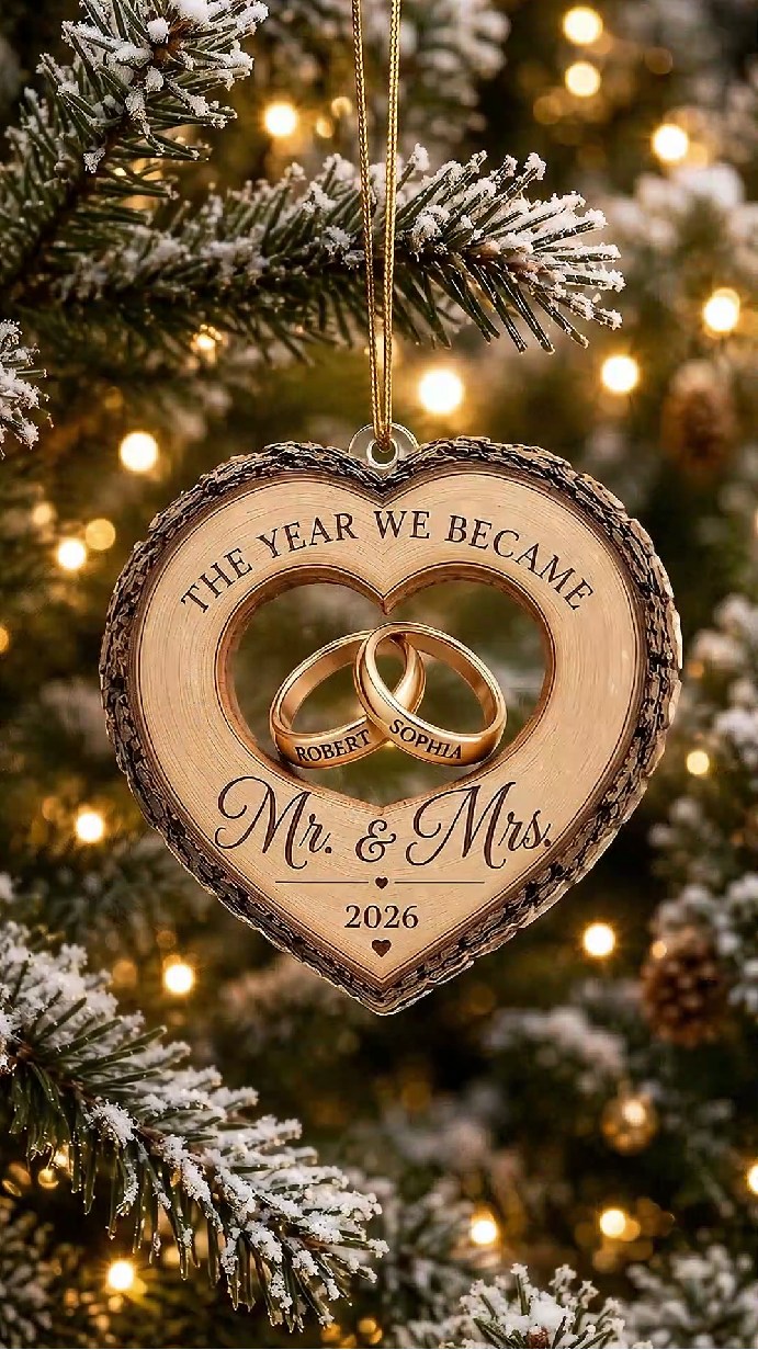 First Christmas As Mr & Mrs Ornament