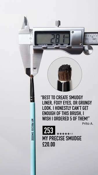 Our Smallest Ever Smudge Brush.