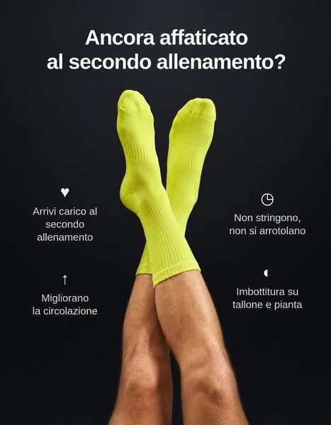 Più ossigeno ai muscoli. Meno fatica. Recupero più rapido.