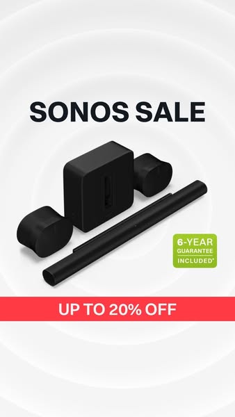 Up to 20% Off Sonos