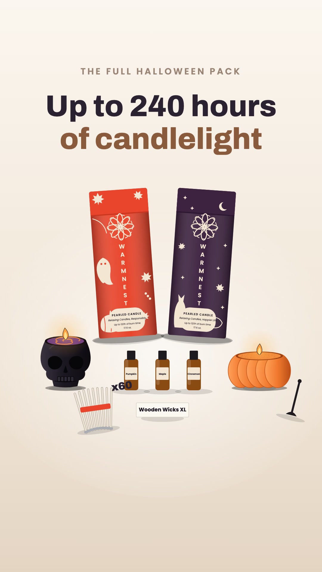 The candle that never burns a hole
