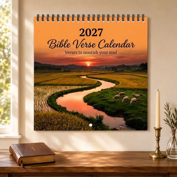 2027 Bible Verse Calendar — A Year Rooted in Faith