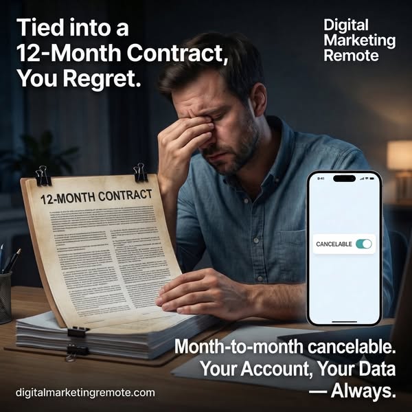 Month-to-Month Digital Marketing. No Lock-ins.