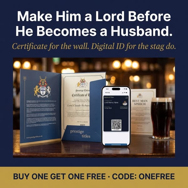 5 Reasons To Make Him A Lord