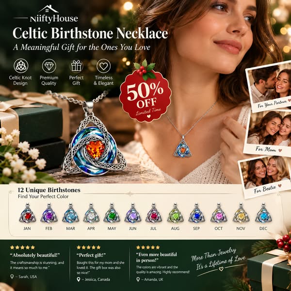 Generic jewellery is forgettable. Give her a necklace that tells her story!