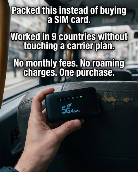 Packed This Instead of Buying a SIM Card