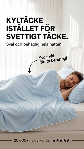 Slipp svettiga nätter – sov svalt utan AC