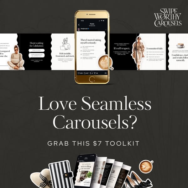 Create swipe-worthy carousels