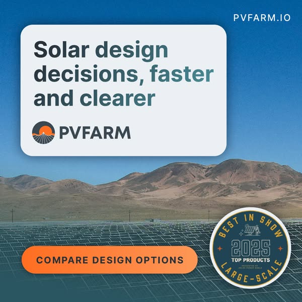 Solar design decisions, faster and clear