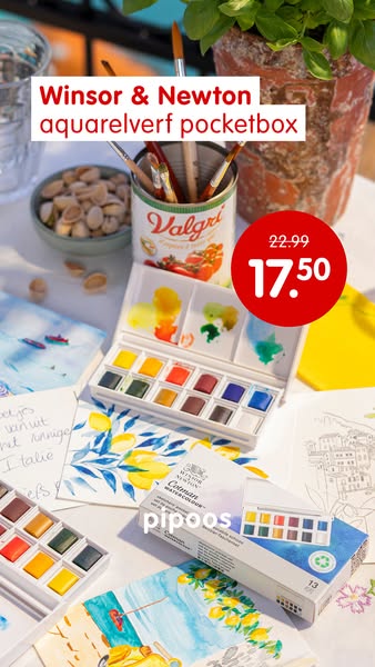 Aquarel pocketbox nu €17,50