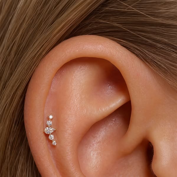 Cz Climber Labret