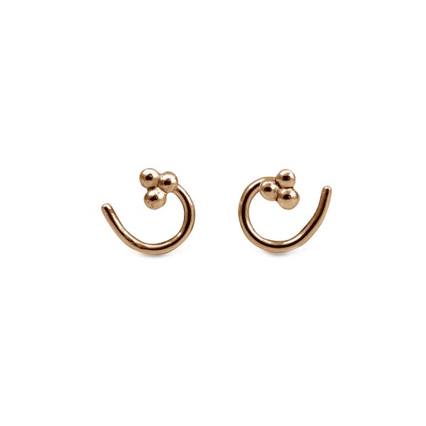 18K Lingon Comfort Earring Recycled Gold - MNOP Jewelry