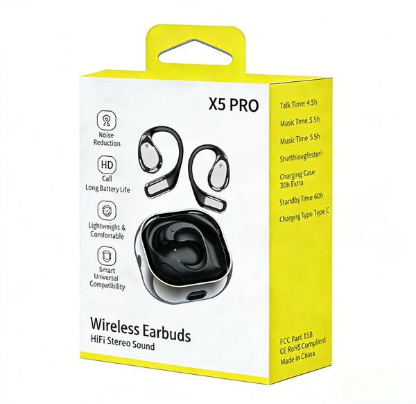 New Model BT6.0 In-ear Wireless Earbuds Waterproof with Low Latency Deep Bass Stereo Sound