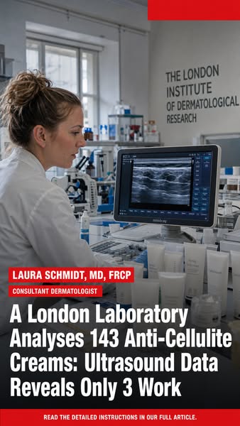 A London Laboratory Analyses 143 Anti-Cellulite Creams: Ultrasound Data Reveals Only 3 Work