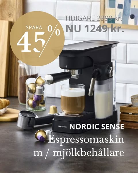 Kaffe klart på bara 45 sekunder