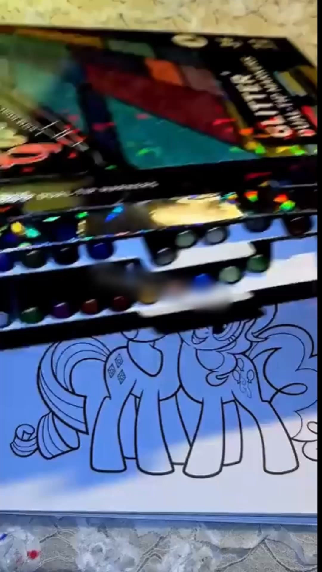#1 Glitzer Marker