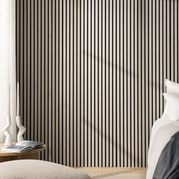 SlatWall Acoustic Grey Oak Slatted Wall Panel
