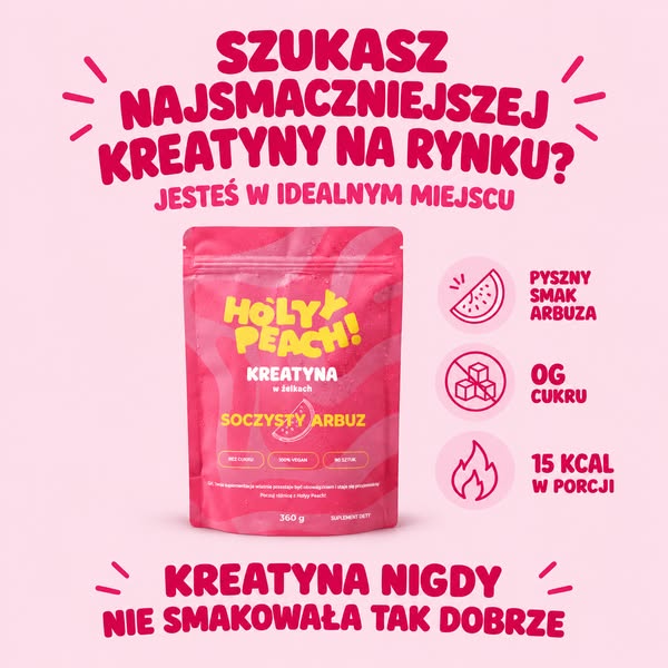 Kreatyna, która smakuje jak żelki!