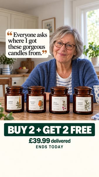 4 Large Candles £39.99 – Scents They’ll Notice