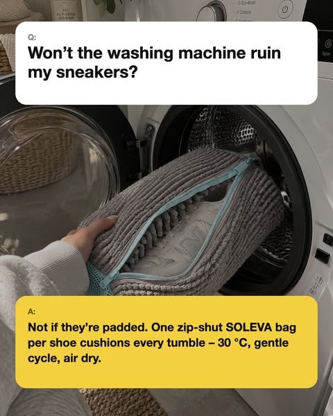 Wash sneakers without ruining them